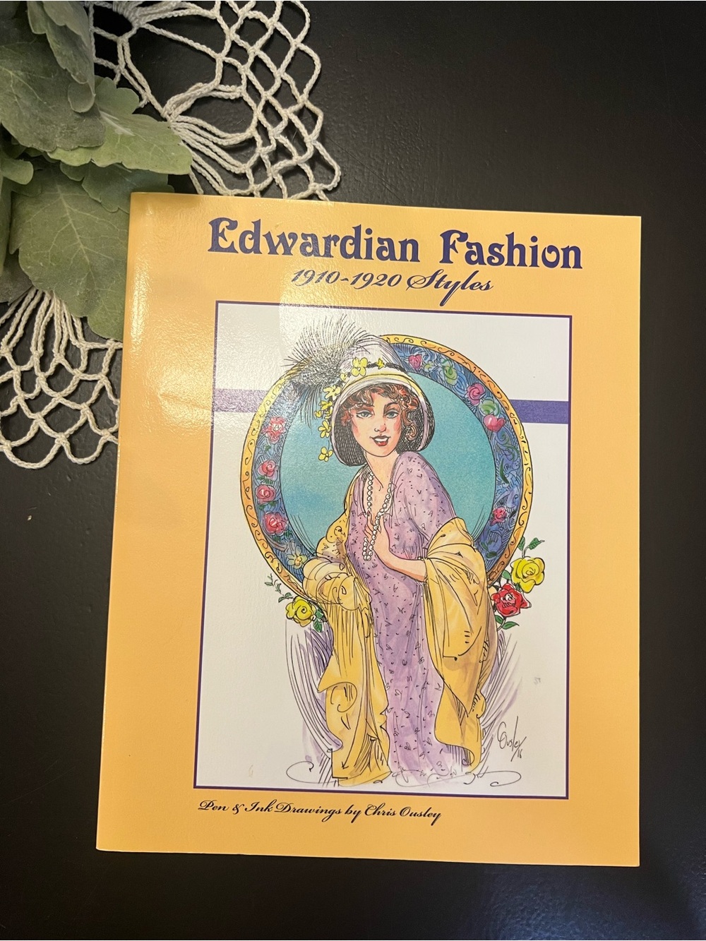Edwardian Fashion 1910-1920 Styles Pen & Ink Drawings Color Book By Chris Ousley